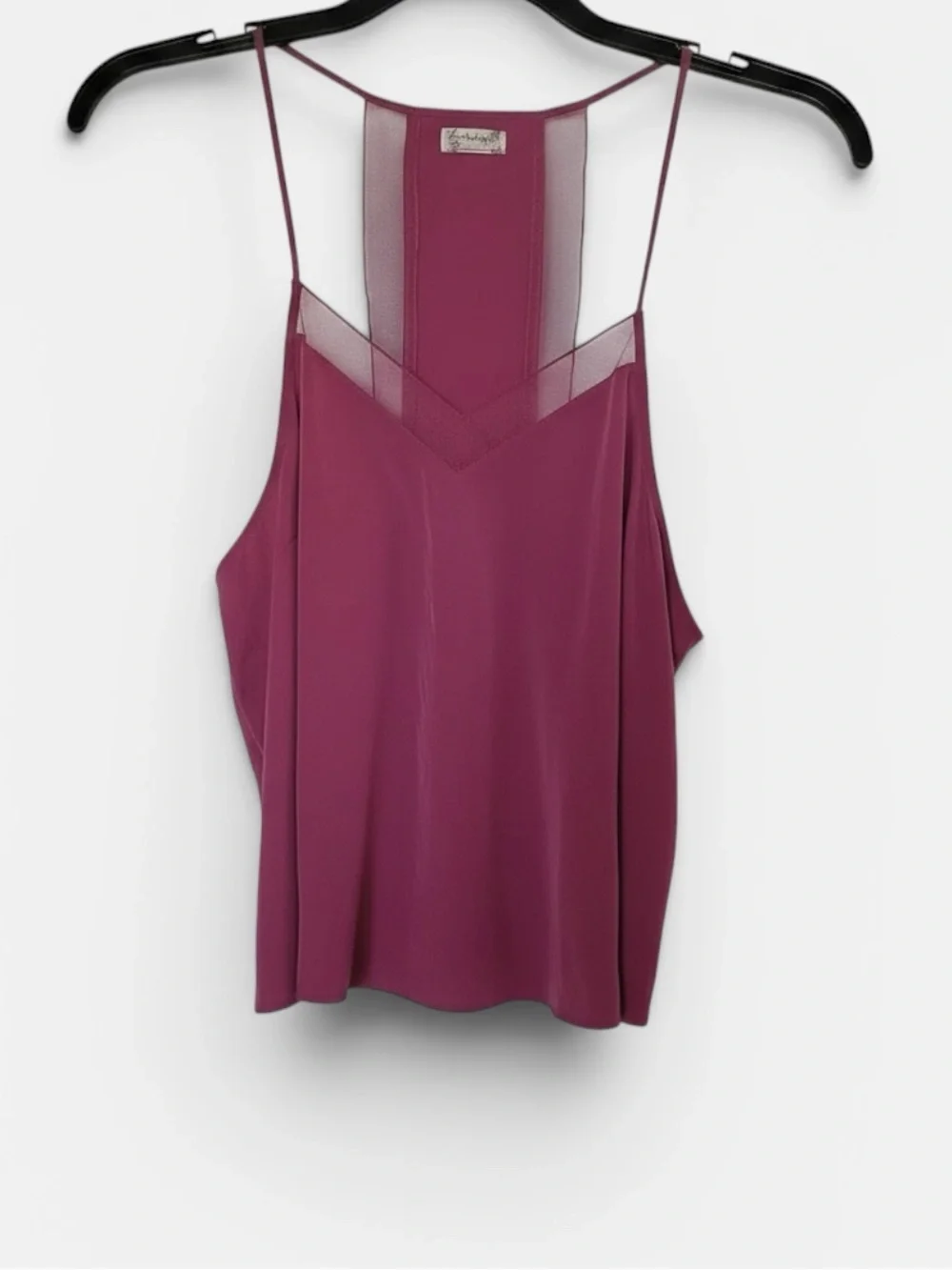 Free  People Heartbeat Mesh Panel Camisole Large
